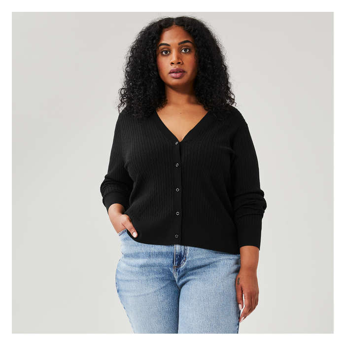 Women+ Cable Knit Cardigan
